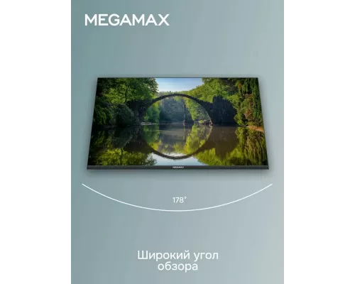 Телевизор MEGAMAX 43MG11F черный