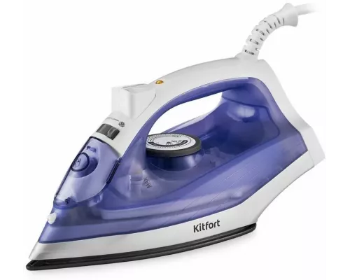 Утюг Kitfort KT-2603 белый/фиолетовый
