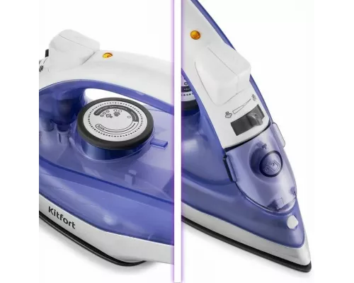 Утюг Kitfort KT-2603 белый/фиолетовый