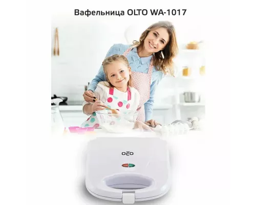 Вафельница OLTO WA-1017 белый