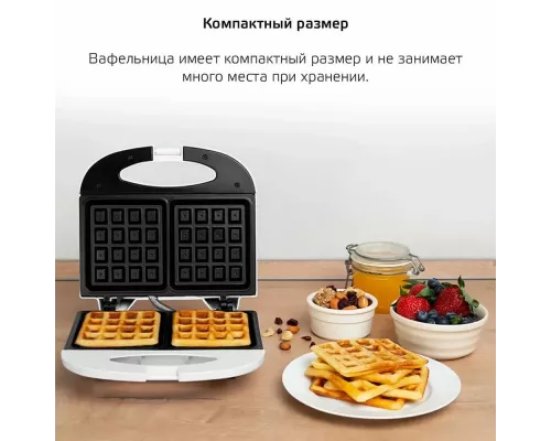 Вафельница OLTO WA-1017 белый