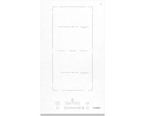 Варочная поверхность Hyundai HHI 3772 WG белый