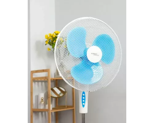 Вентилятор Scarlett SC-SF111B29 белый/голубой