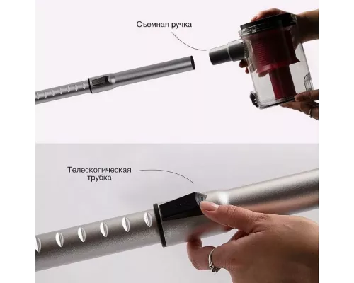 Вертикальный пылесос Kelli KL-8021 красный