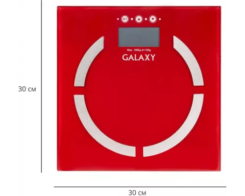 Весы напольные Galaxy GL 4851 красный