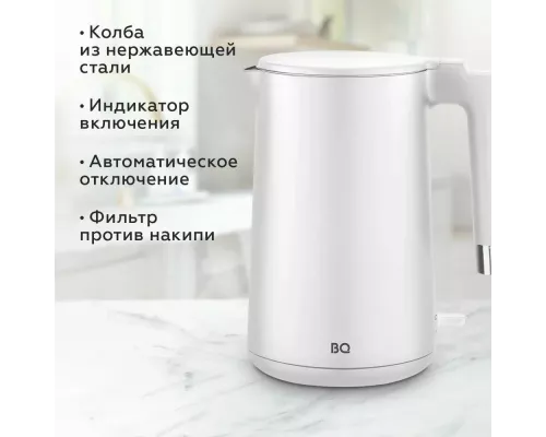 Чайник BQ KT1720P белый