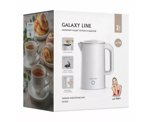 Чайник Galaxy GL 0362 белый