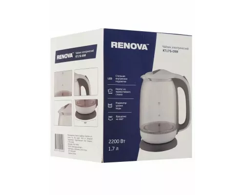 Чайник RENOVА KT17G-09W