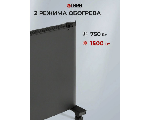 Конвектор Denzel XCE-1500B черный