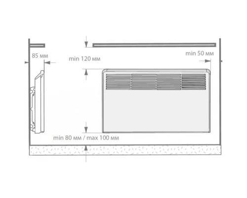 Конвектор ENSTO EPHBM02PR FinnHeat
