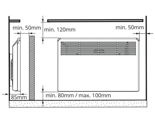 Конвектор ENSTO FinnHeat EPHBM15PR белый