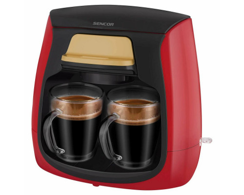 Кофеварка Sencor SCE 2101RD красный