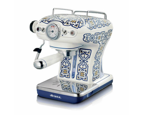 Кофеварка Ariete 00M13891CAR0 Capri белый/синий