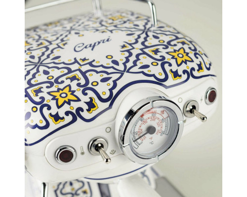 Кофеварка Ariete 00M13891CAR0 Capri белый/синий