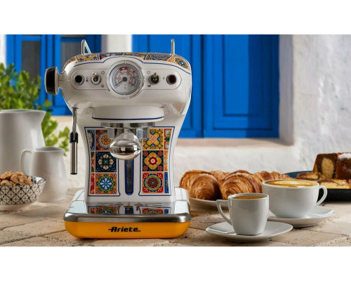 Кофеварка Ariete 00M13891PAR0 белый/желтый