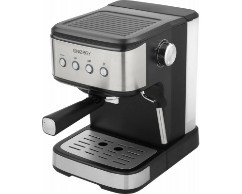 Кофеварка ENERGY EN-264R стальной/черный