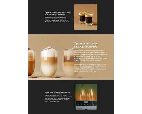 Кофемашина GARLYN L800