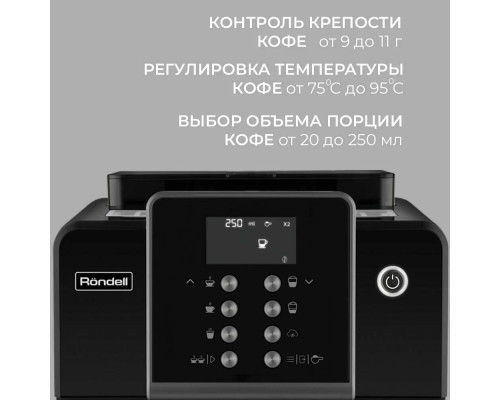 Кофемашина Rondell RDE-1107 черный