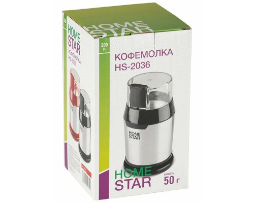 Кофемолка HomeStar HS-2036 черный
