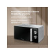 Микроволновая печь Rondell RDE-MW208 серебристый/черный