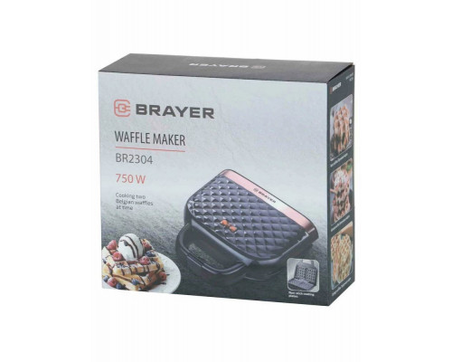 Вафельница BRAYER BR2304 черный