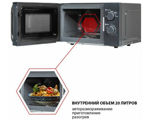 Микроволновая печь JVC JK-MW151M серый