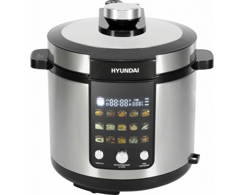 Мультиварка Hyundai HYMC-2402 серебристый/черный