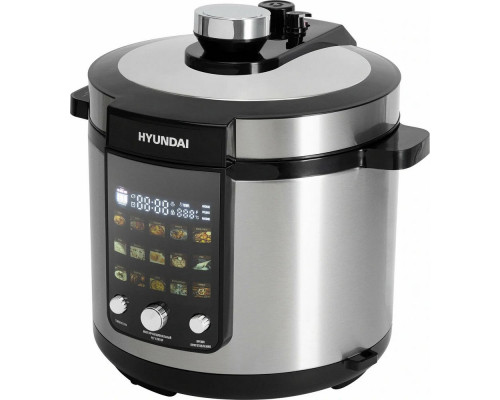 Мультиварка Hyundai HYMC-2402 серебристый/черный