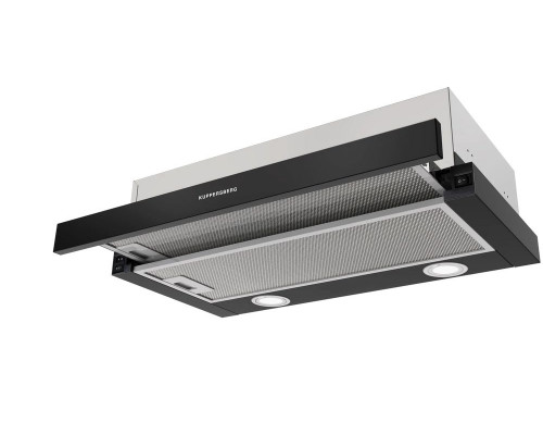 Встраиваемая вытяжка Kuppersberg SlimDual 60 B черный