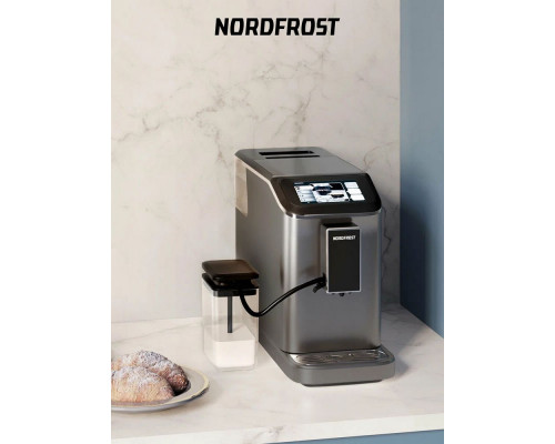 Кофемашина Nordfrost HOME 300 Gr черный/серебристый