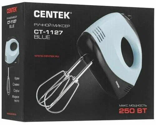 Миксер Centek CT-1127 синий/черный
