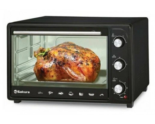 Мини-печь Sakura SA-7025B черный