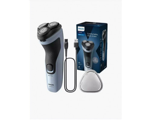 Бритва Philips X3003/00 голубой/черный