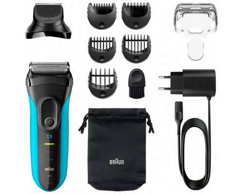 Бритва Braun 3010BT синий/черный