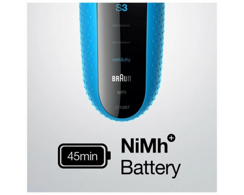 Бритва Braun 3010BT синий/черный