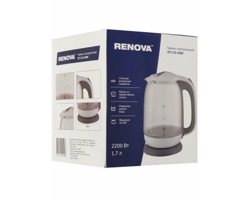 Чайник RENOVА KT17G-09W