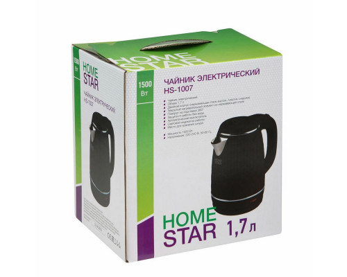 Чайник Homestar HS-1007 черный