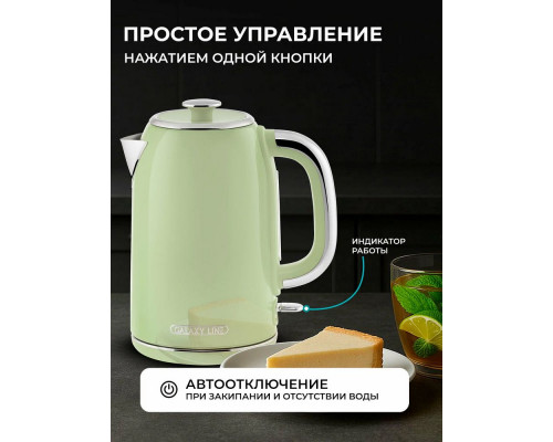 Чайник Galaxy Line GL 0344 райская олива