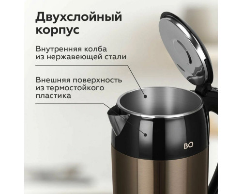 Чайник BQ KT1800SW Black-Copper