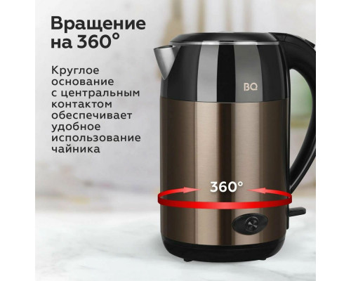 Чайник BQ KT1800SW Black-Copper