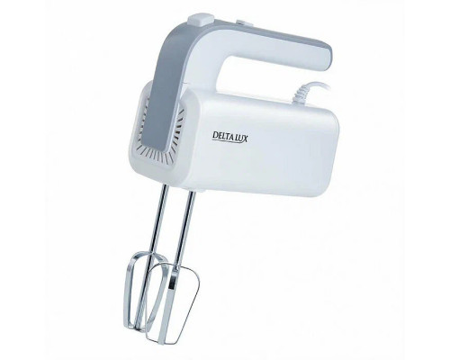 Миксер DELTA LUX DE-7702 белый с серым