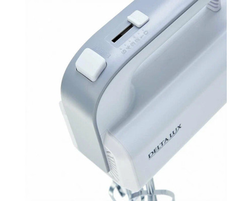 Миксер DELTA LUX DE-7702 белый с серым