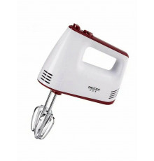 Миксер Delta LUX DE-7700 белый с бордовым
