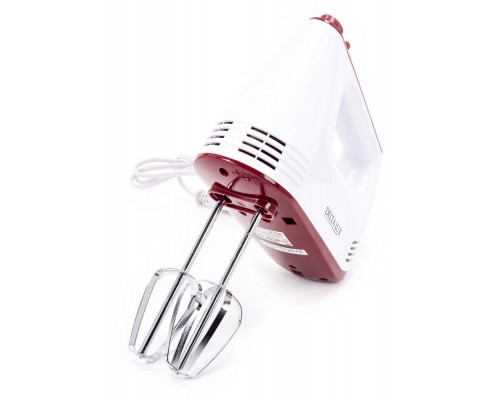 Миксер Delta LUX DE-7700 белый с бордовым