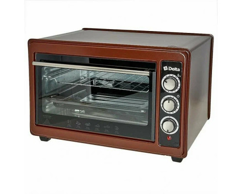 Мини-печь Delta D-0123 коречневый