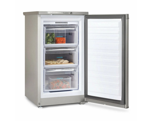 Морозильная камера Бирюса M412 металлик