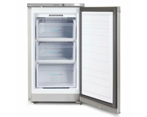 Морозильная камера Бирюса M412 металлик
