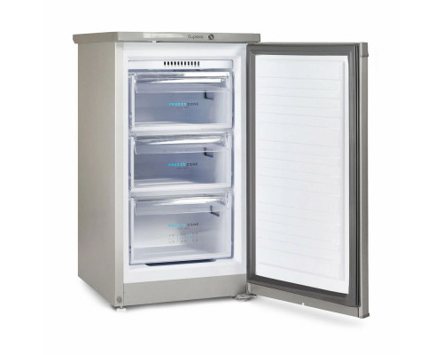 Морозильная камера Бирюса M412 металлик