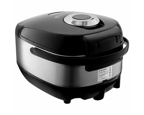Мультиварка BRAYER BR2402 серебристый/черный