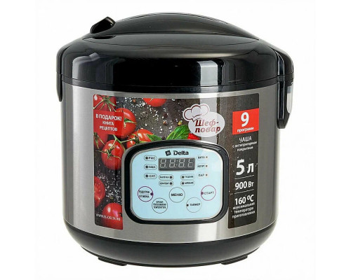 Мультиварка Delta DL-6517 черный